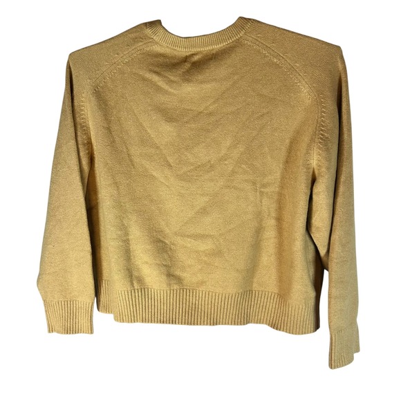 Banana Republic womens Sweater Crew Neck XL Tan Knitwear NWT - Picture 4 of 7